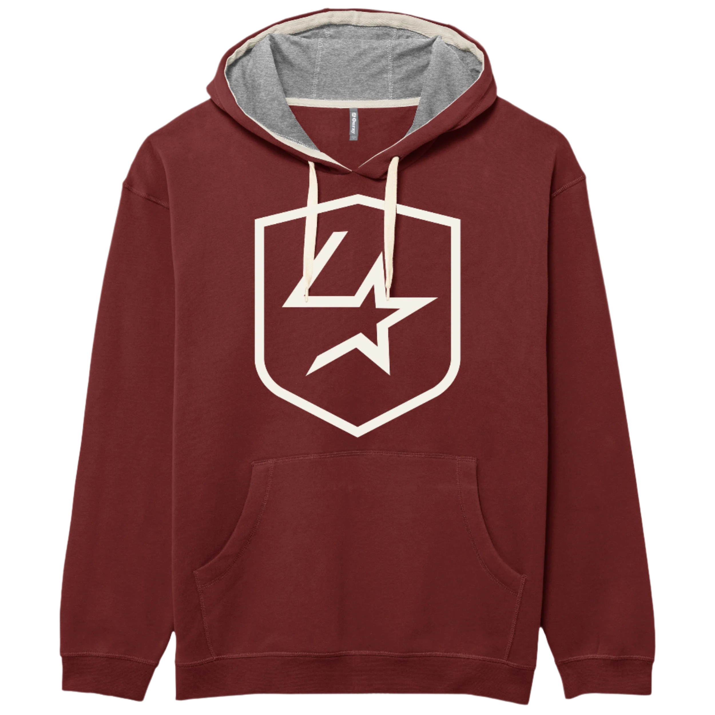 Lone Star Ropes Shield Hoodie - Oxblood