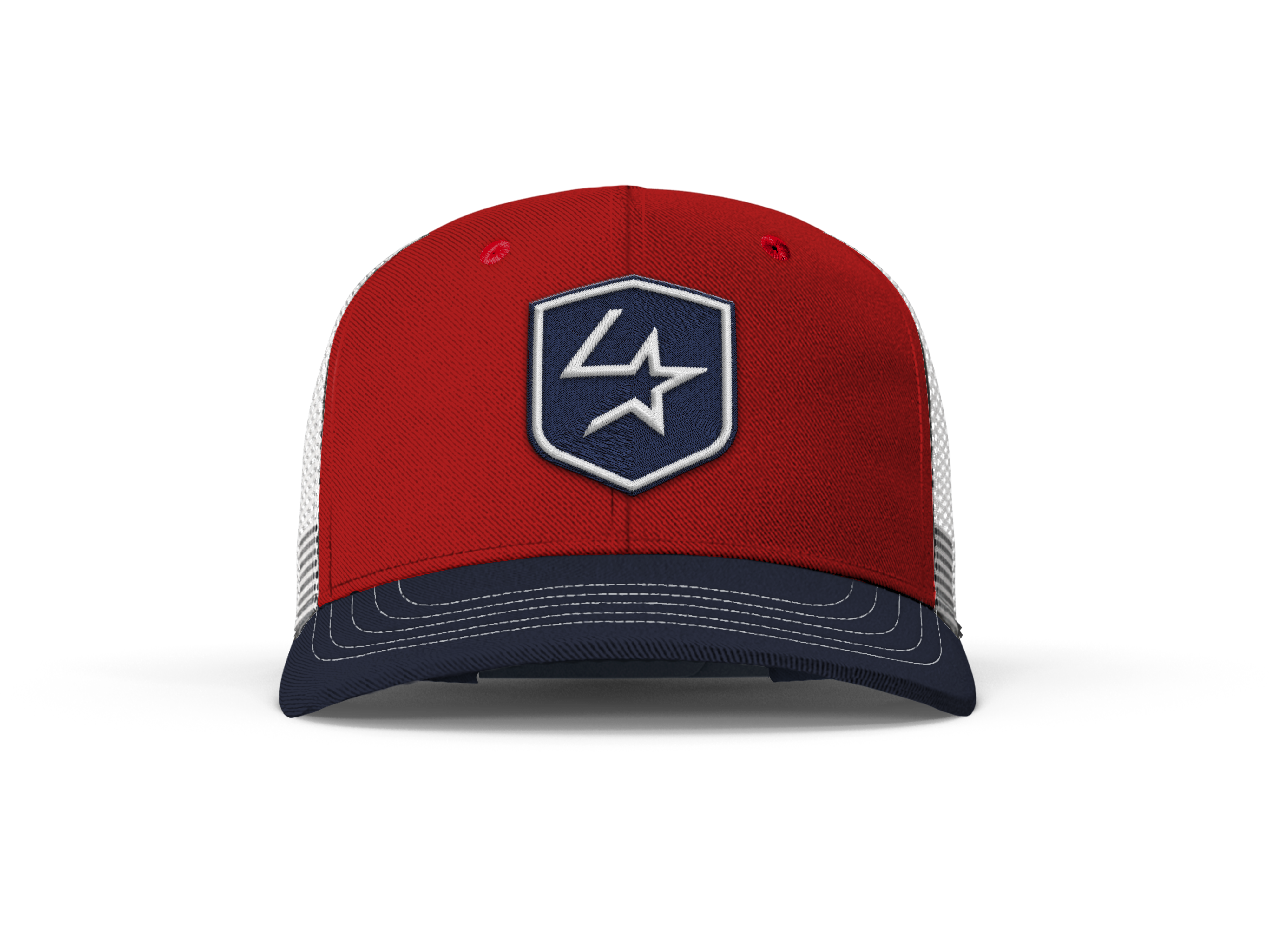 Lone Star Ropes Trucker Cap - Red/White/Blue