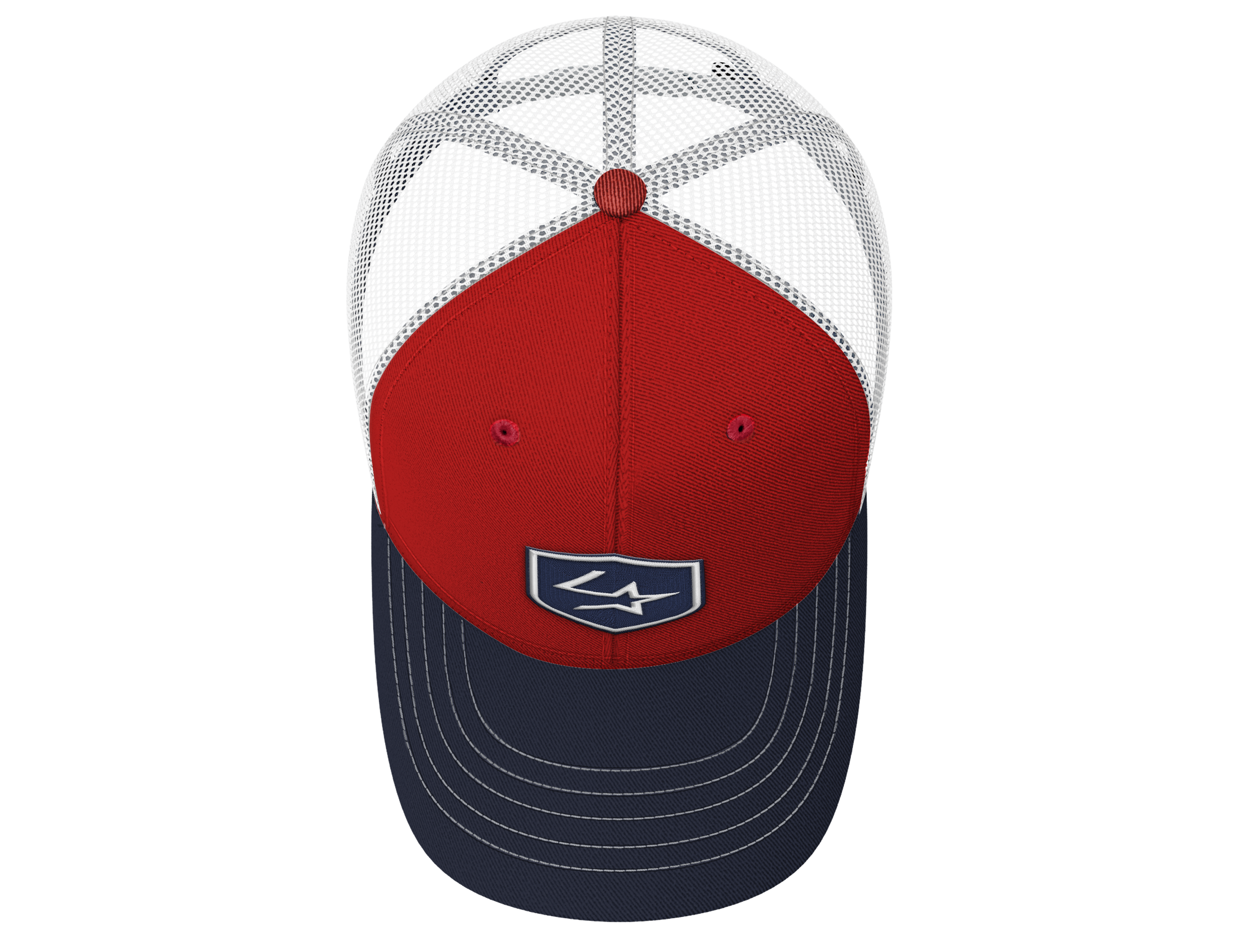 Lone Star Ropes Trucker Cap - Red/White/Blue