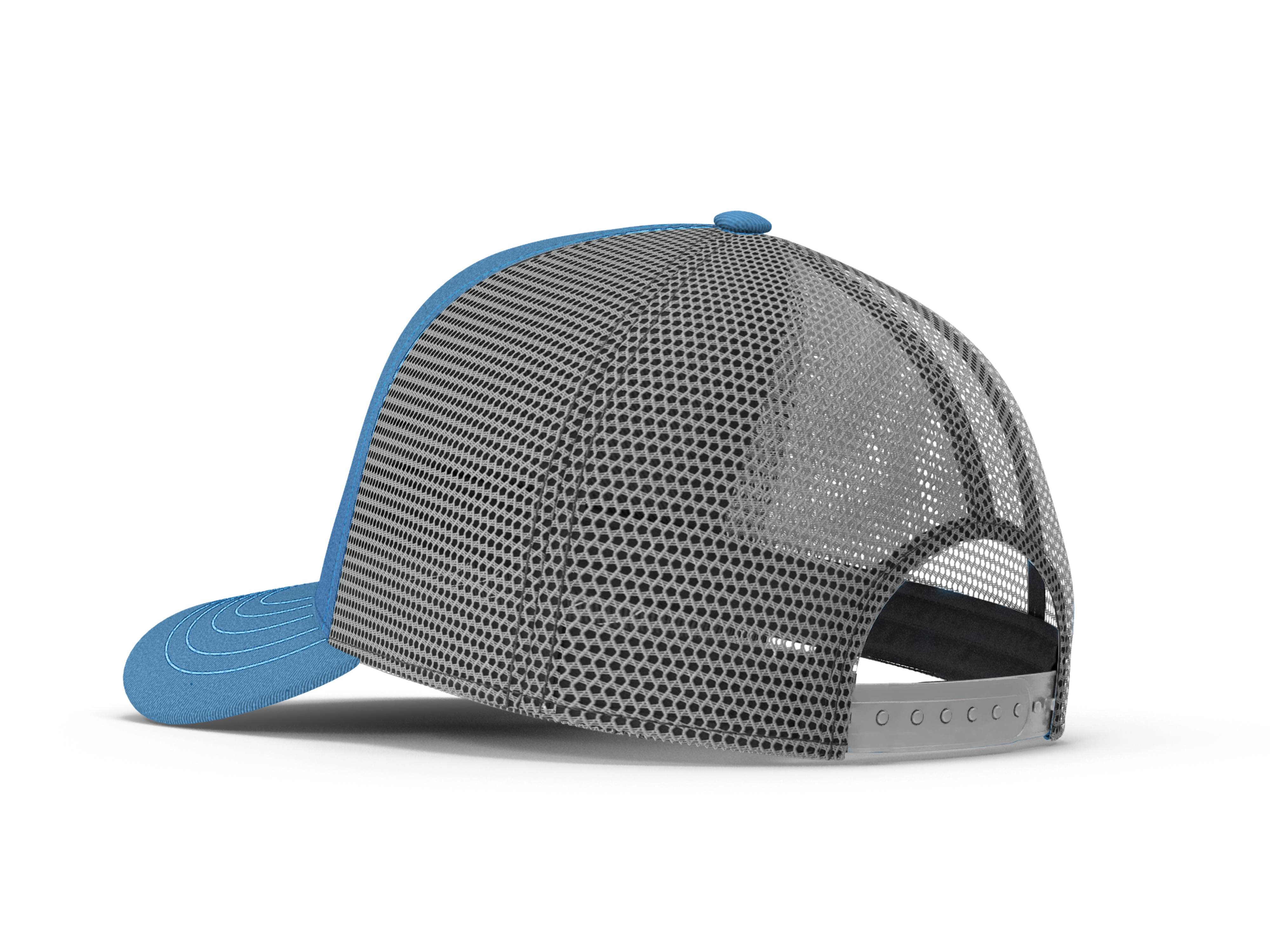 Lone Star Ropes Trucker Cap - Light Blue/Grey