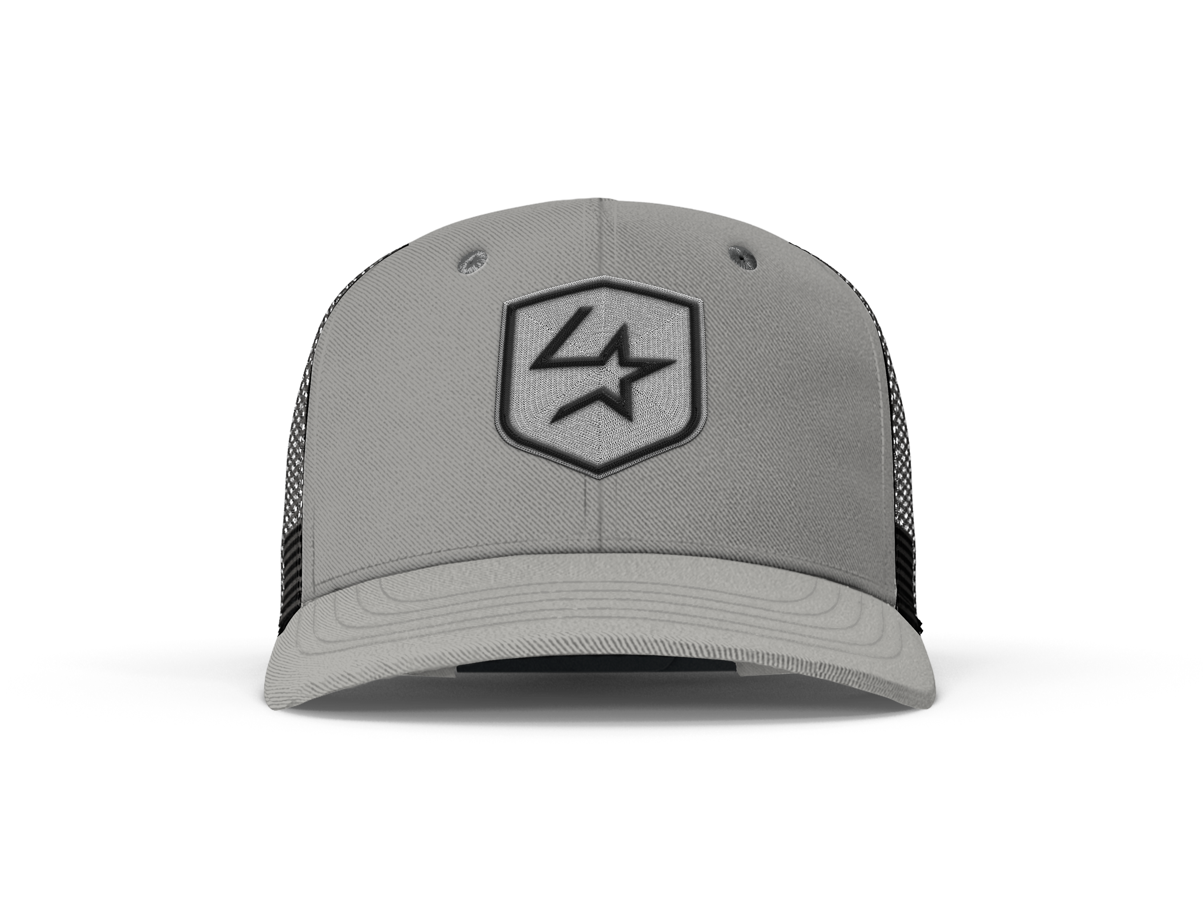 Lone Star Ropes Trucker Cap - Light Grey/Black