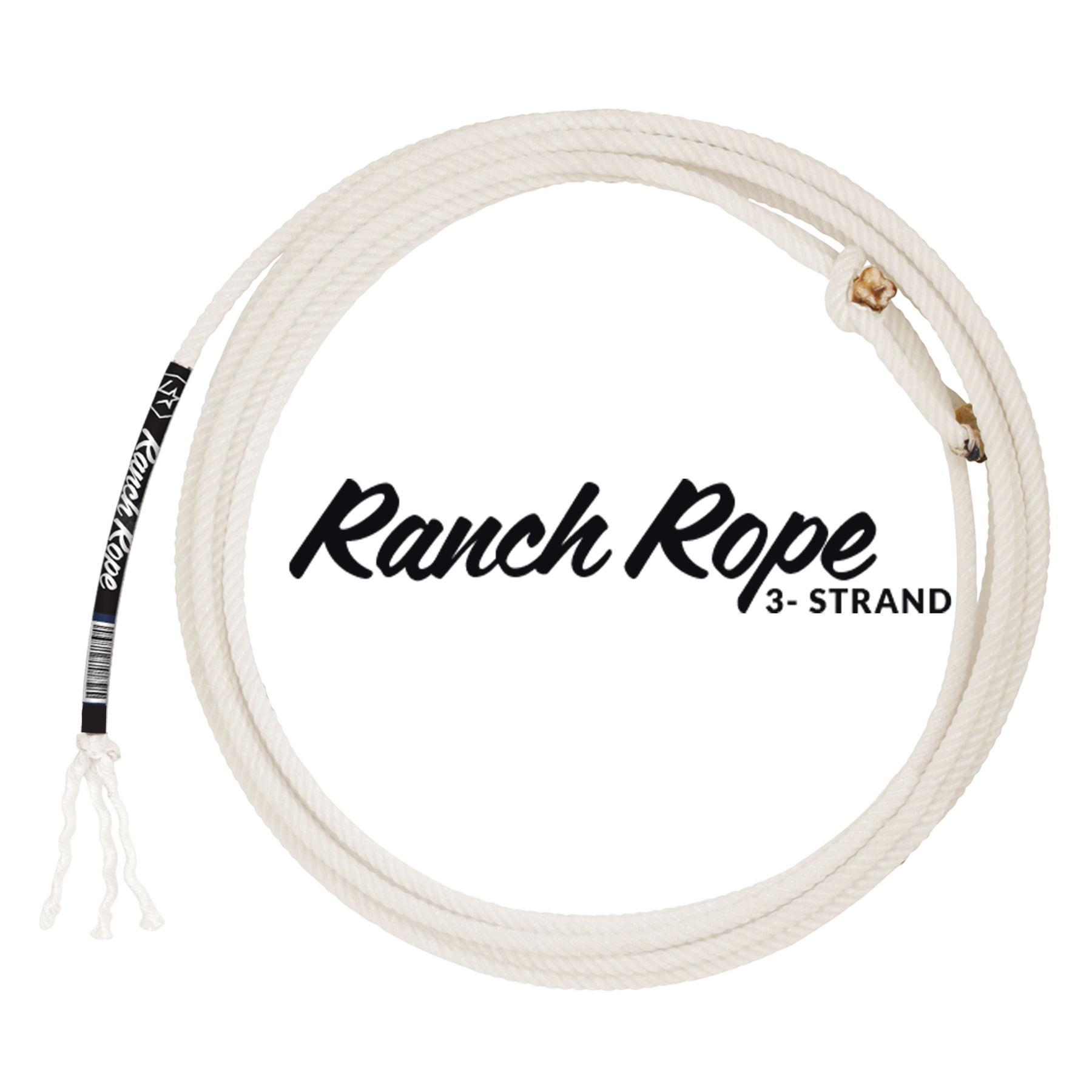 The Lone Star 3 Strand Ranch Rope  - Nylon