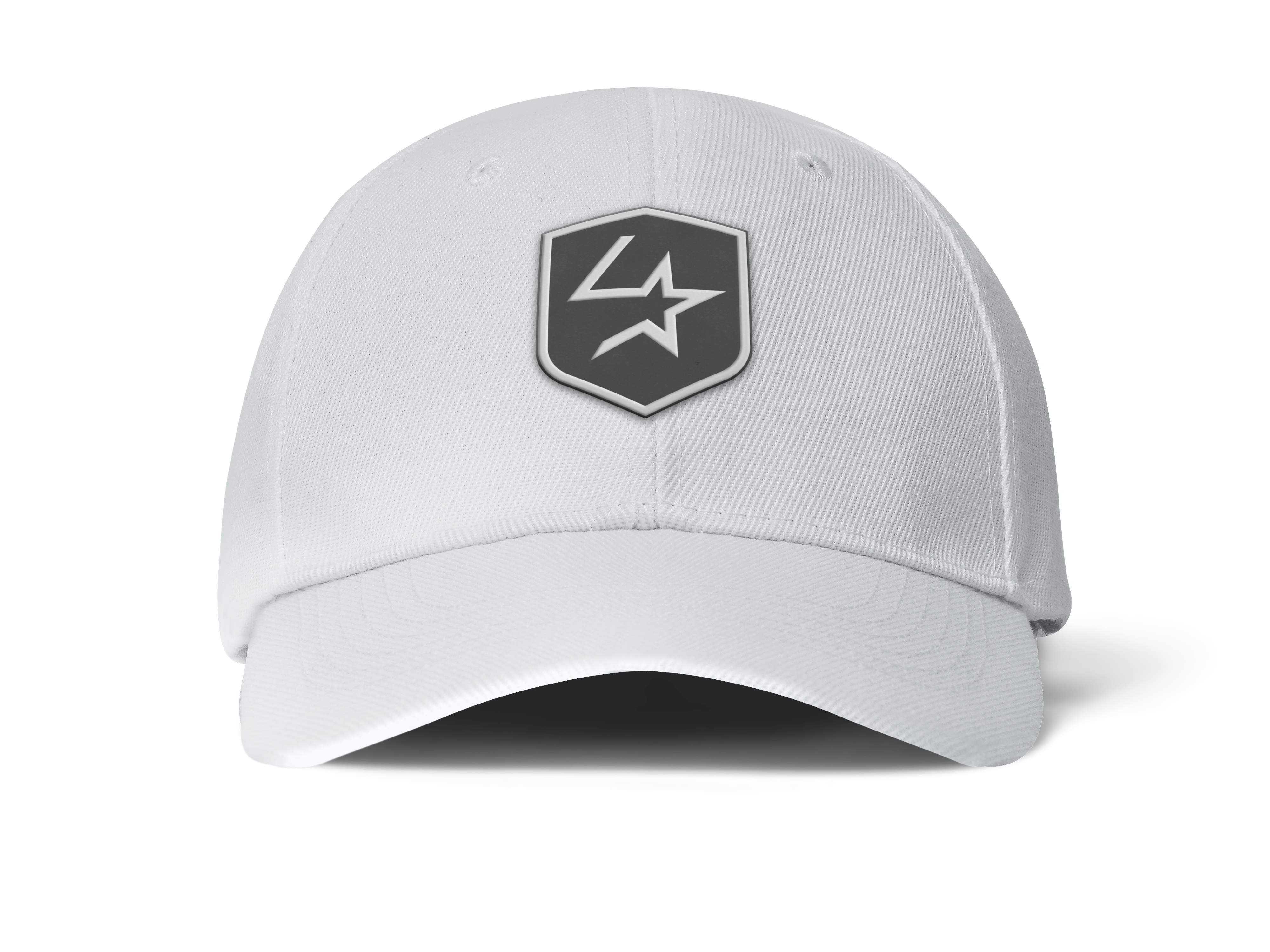 Lone Star Ropes Cap w/ PVC Shield - White