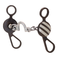Tyler Magnus Short Concho Ported Chain Bit